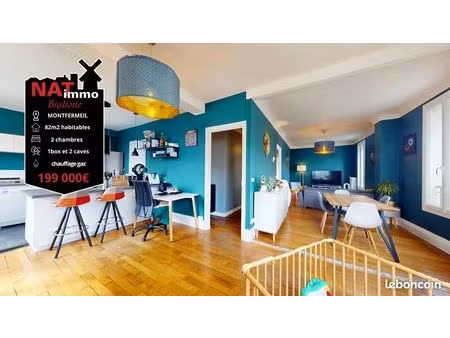 appartement 3 pièces 82 m²