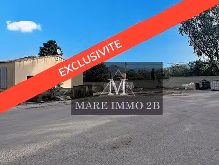 en exclusivité mareimmo2b: terrain constructible pour hangar dans la zone industrielle