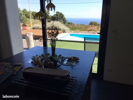 villa contemporaine plain-pied vue mer