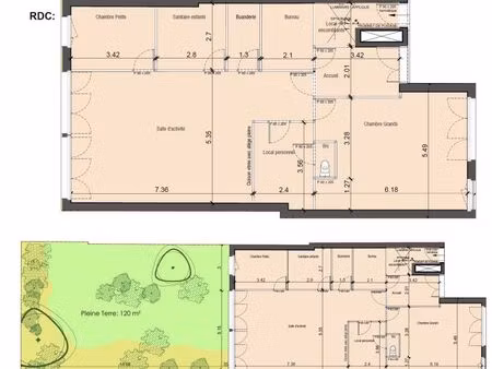 local commercial 120 m²