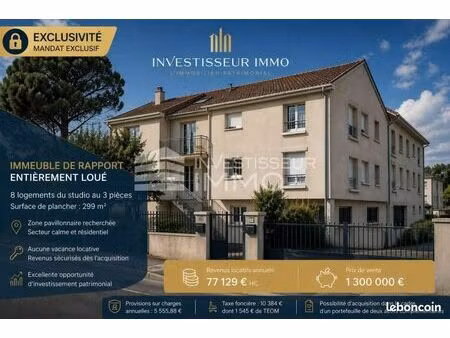 immeuble 299 m² creteil