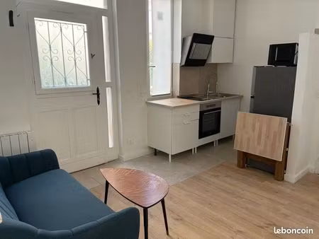 2 pièces meublé 29 m² – calme  lumineux  rez-de-jardin – champigny