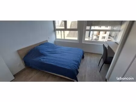 chambre meublée dans appart refait à neuf - hyper-centre de lisieux