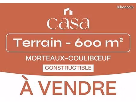 terrain 600 m² morteaux coulibeuf