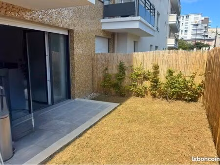 à louer – 2 pièces meublé neuf avec jardin (40m² + extérieur)