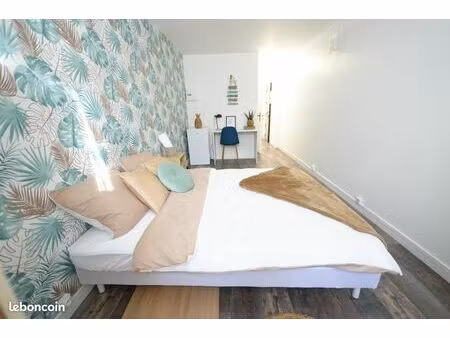 chambre avec sde privée – confort studio – colocation premium