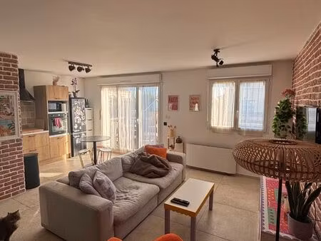 appartement duplex 2 pièces  48m² -terasse- garage+ parking bouffémont
