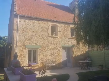 maison individuelle en pierre et appartement et local commercial