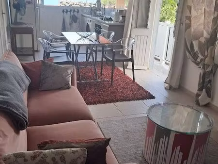 appartement f3 meublé à schoelcher vue mer