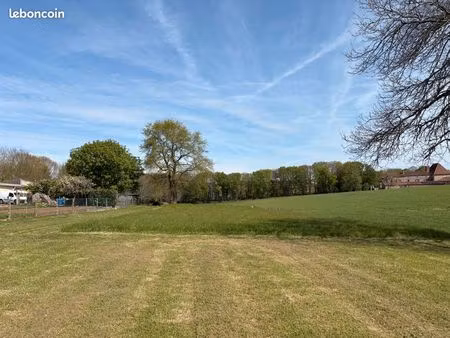 à vendre terrain constructible bornée