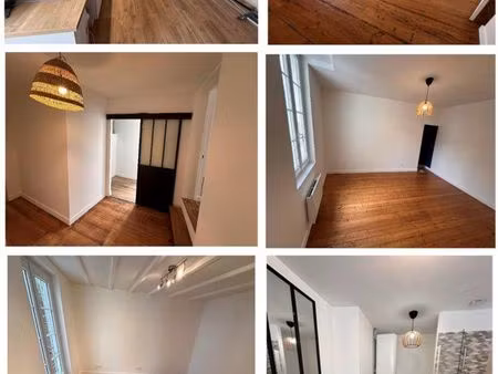 maison 91m2- 2 ch& 1 bureau- cour