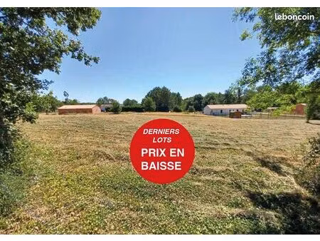 terrain 1 324 m2 intégralement constructible - montguyon