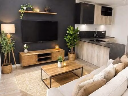 maison de ville t2 rénovée avec terrasse – centre-ville – 40 m² – 0 charges
