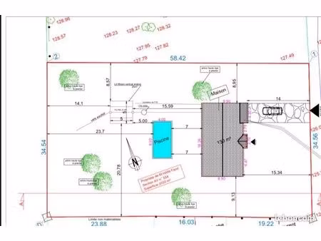 terrain à vendre – 2 020 m² viabilisé
