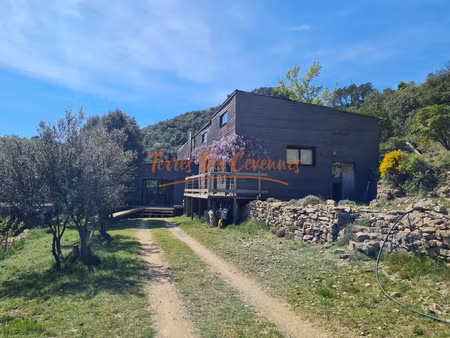 maison en bois avec piscine