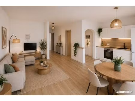 t3 de 64m² avec jardin
