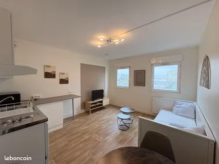 studio meublé rénové 22 m2 tout inclus