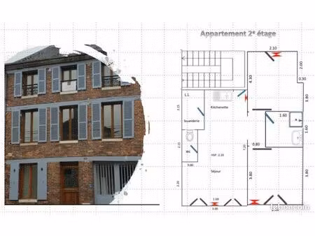 appartement 45 m2 chateau renard