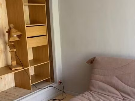 studio meublé 27 m2 balcon parking campus univ libre fin juin