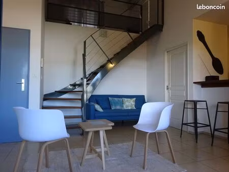 t2 duplex meublé  l'etang saint-paul