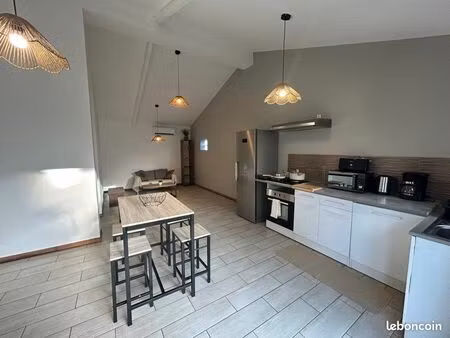 f3 meublé – petite-île | 64 m² | 980 hc
