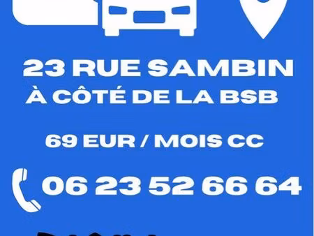 place de parking sécurisée montchapet – sous-sol – disponible immédiatement