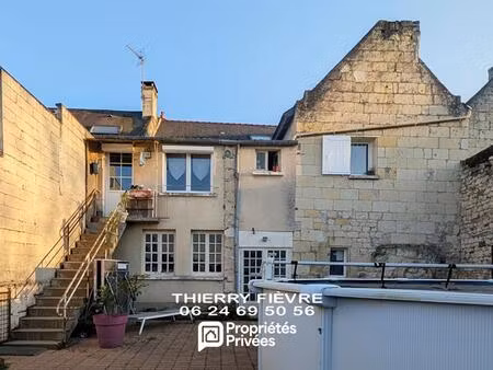 chouzé sur loire 37140 coeur de village maison de 139 m2 6 pièces 4 chambres dépendance ja