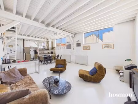 très beaux volumes ! loft 3/4 pièces lumineux de 131 m² - rue andré joineau  le pré-saint-