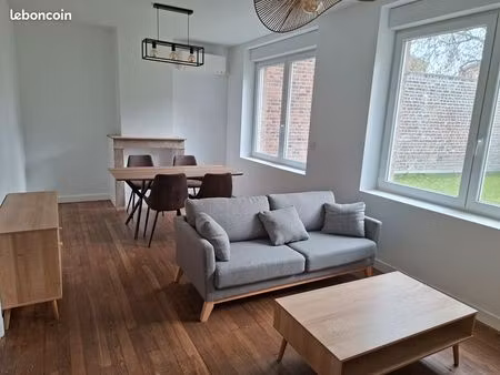 appartement t2 meublé avec jardin privé