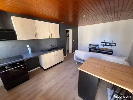 maison de ville rdc t2 [38 m2] meublé récent - clérac