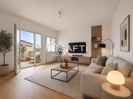 appartement rénové - 1er et dernier étage - bas floirac