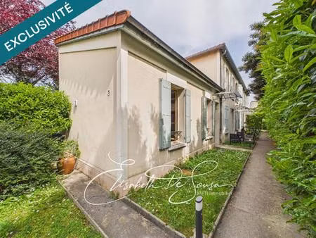 charmant duplex avec jardinet  à 3 min du rer