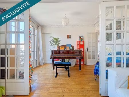 appartement 3 chambres + bureau ou dressing