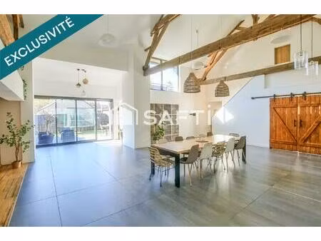 propriété avec loft   terrasse  spa privatif et trois appartements t2 avec terrasse  grand