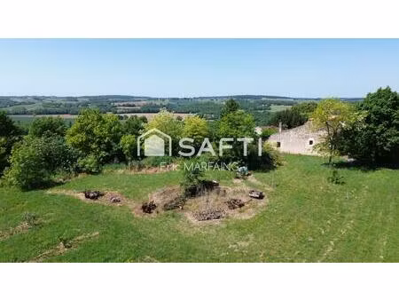 deux bâtisses en pierre  vue pyrénées rare