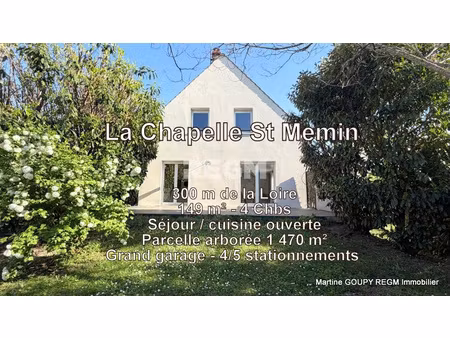 la chapelle saint mesmin (45) maison 149 m2/sol - parcelle