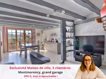 maison de ville  beaux espaces de vie  3 chambres  montmorency