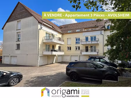 appartement avolsheim 3 pièces dans résidence de 2004