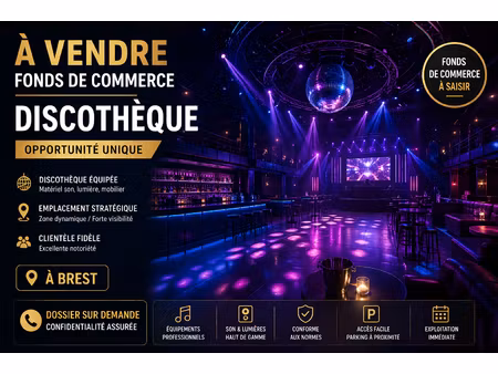 fonds de commerce discotheque brest