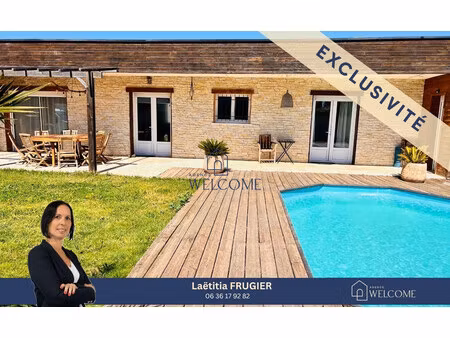 maison type 4 de plain-pied avec piscine