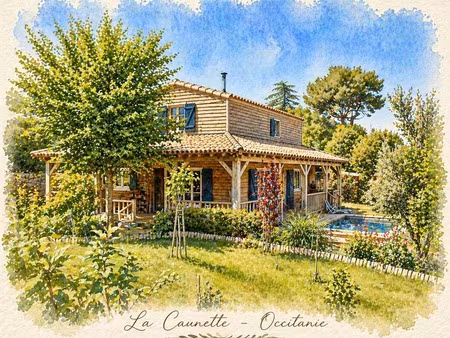 la caunette – hammeau de babio – maison contemporaine d’exception avec piscine – environne