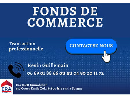 fonds de commerce 0 pièces 0 m² à vendre / acheter avignon 84000 ? | era immobilier