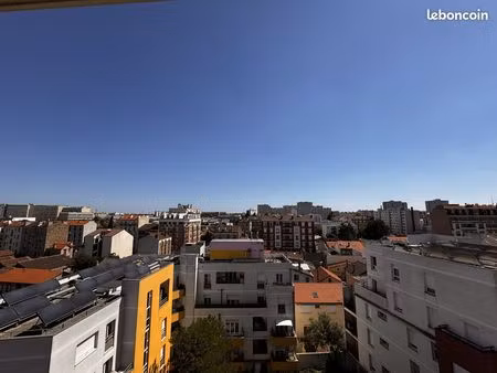appartement 3 pièces 59 m² clair et lumineux - vue dégagée - résidence récente