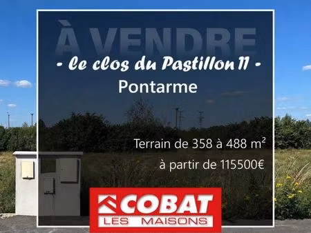 terrain 358 m² pontarme