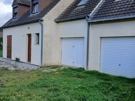 maison plus double garage séparé
