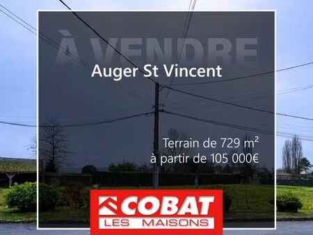 terrain 729 m² auger saint vincent