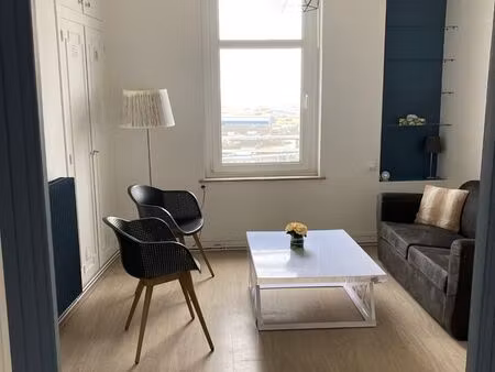t2 meublé 37 m² – vue mer – boulogne-sur-mer