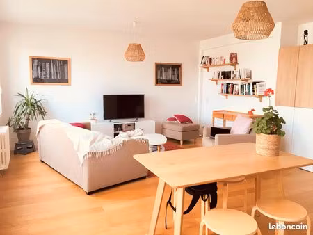 2 pièces 50m² moderne lumineux 4ème étage