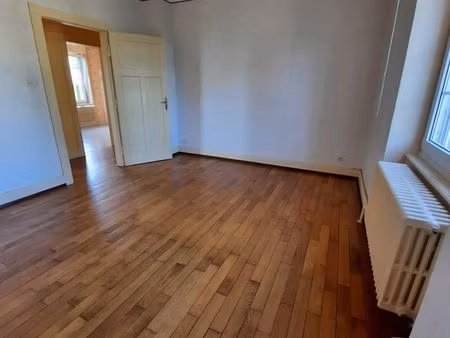 sarrebourg centre rue de la source - appartement 2 pièces 55 m² rdc surélevé avec jardin