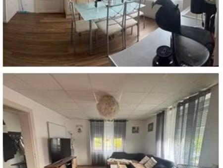 appt t3/t4 en rdc de 100m2 à gerbépal libre début juin
